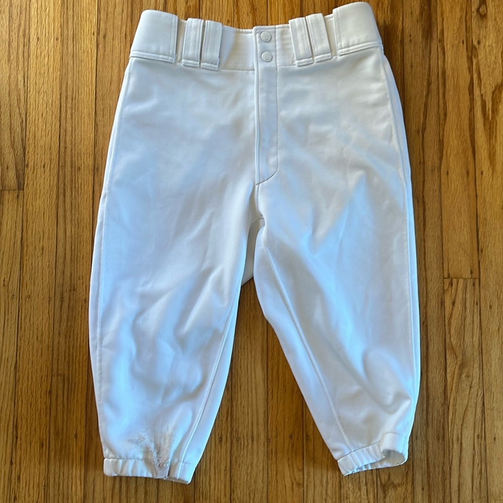 Mizuno | Men’s White Knicker Style Baseball Pants sz S